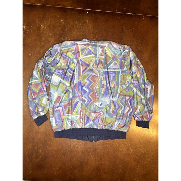VTG 1990s Gore-tex The Coeur d'Alene LPGA Golf Tour Full Zip Up Abstract Jacket - Picture 16 of 16